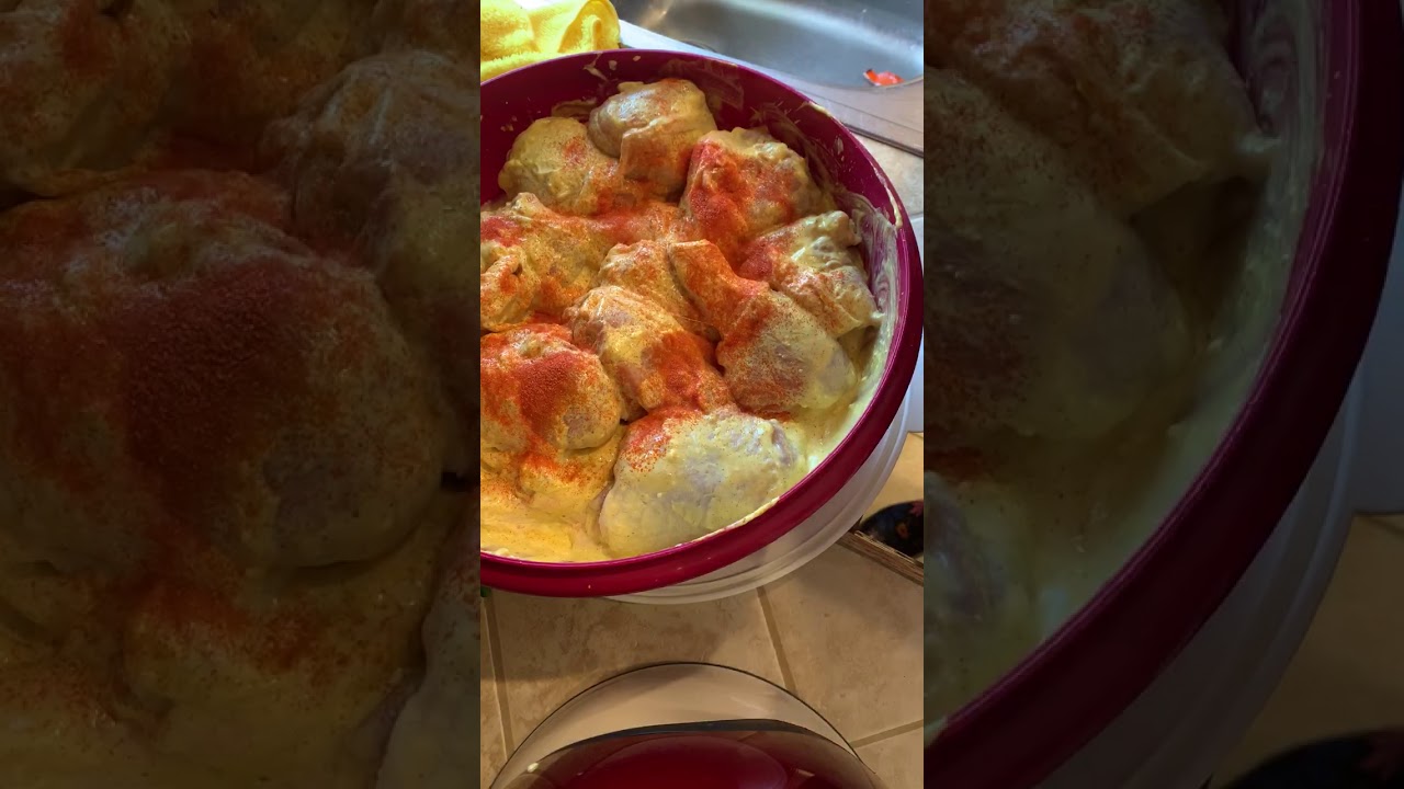 Pollo con Mostaza y Mayonesa