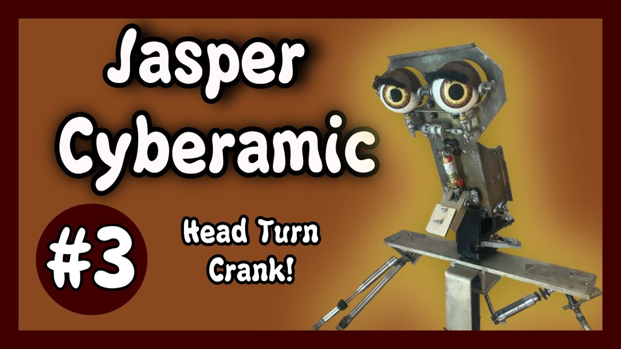 Chuck E. Cheese Jasper Cyberamic Animatronic Restoration part 3: Head Turn Crank