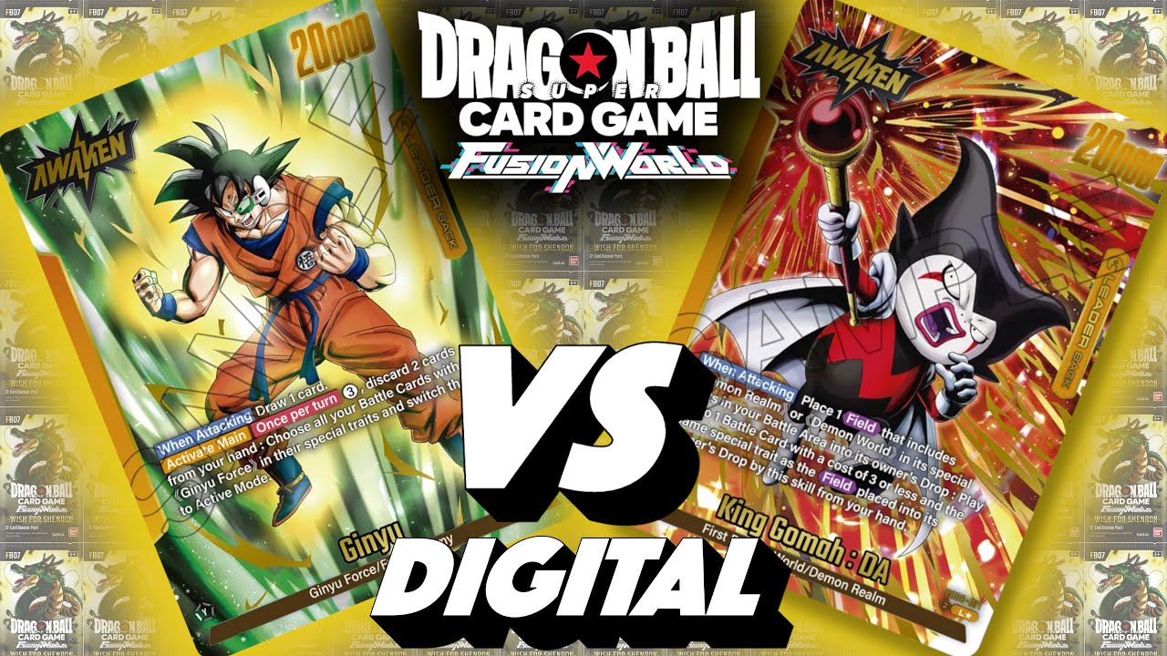 [FB-07] GINYU  vs  GOMAH | Dragon Ball Super Fusion World Match.