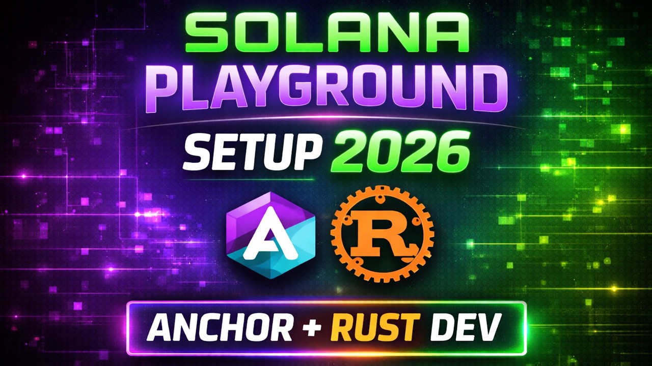 Учебное пособие по настройке Solana Playground 2026 | Станьте разработчиком Rust на Solana Anchor...