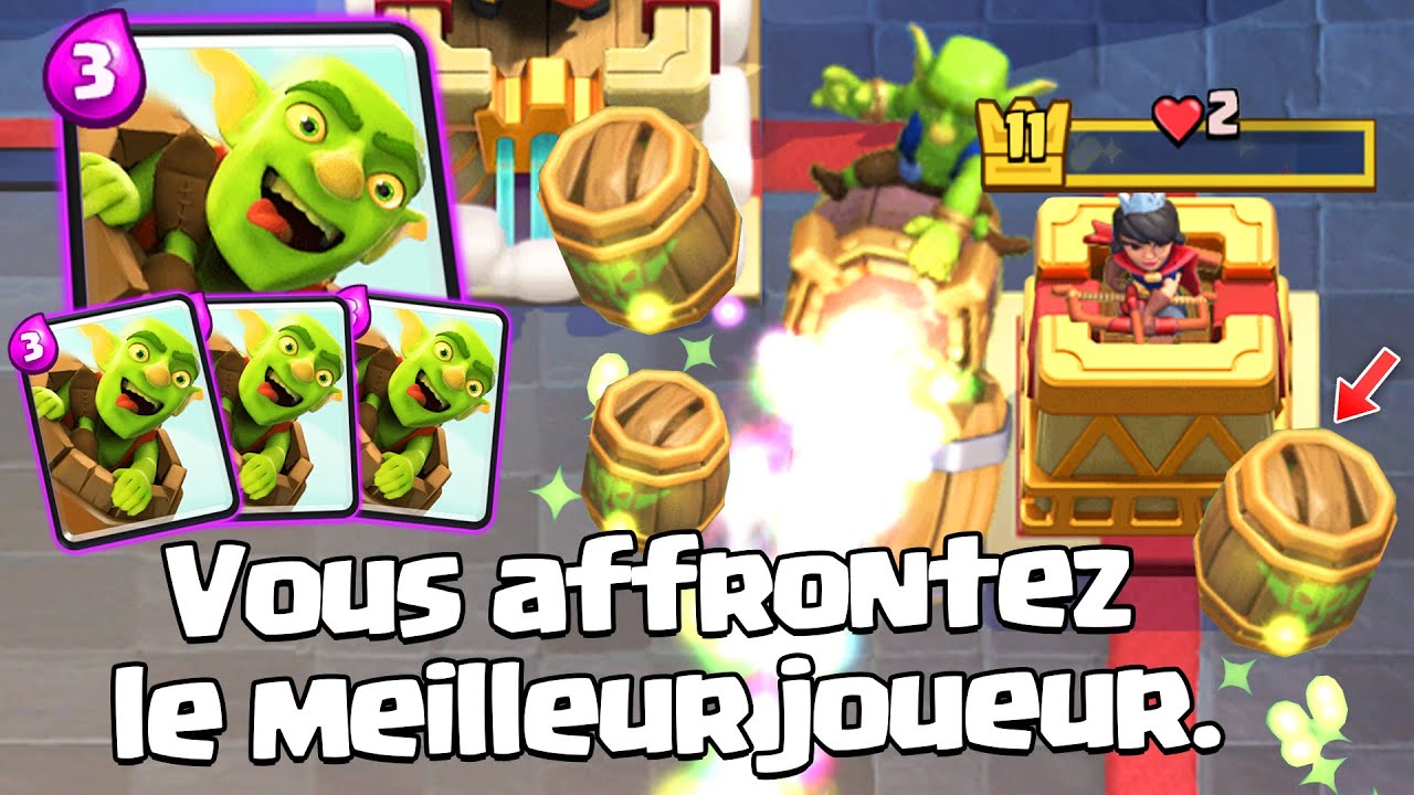 LE MEILLEUR JOUEUR FRANCAIS JOUE UN DECK CANCER !! (logbait c'est cheaté)
