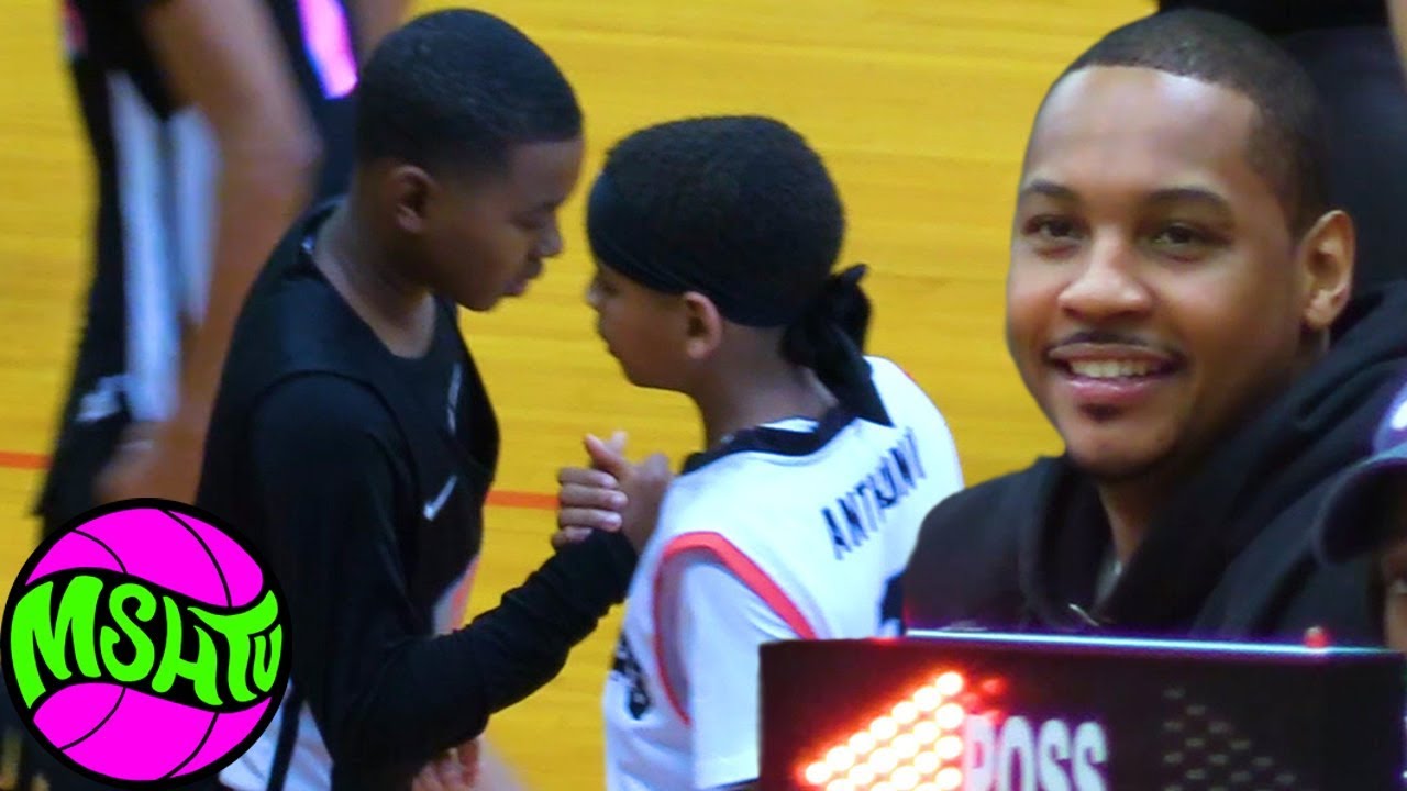 Carmelo & LeBron's Sons Meet in Alabama - Blue Chips vs Black Ops