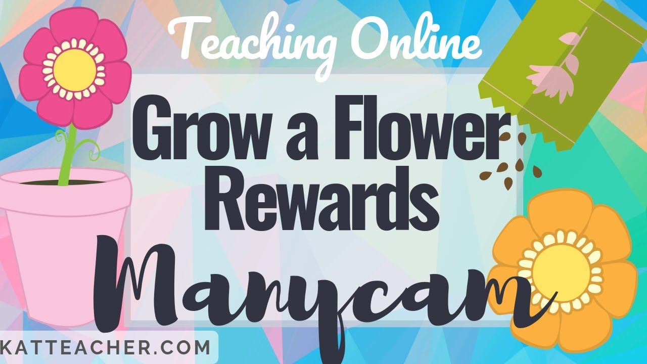 Fun with Manycam: Spring Time Rewards and Border for Teaching English Online