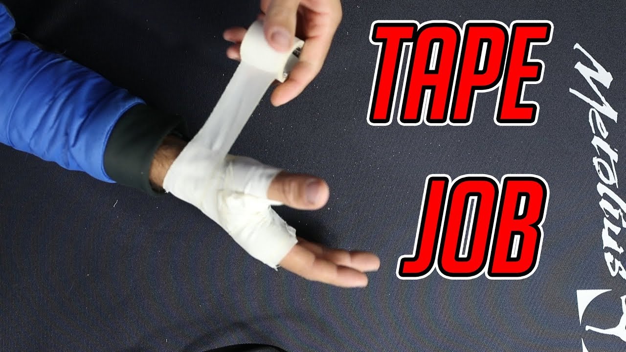 Crack Climbing - How to tape your hands!