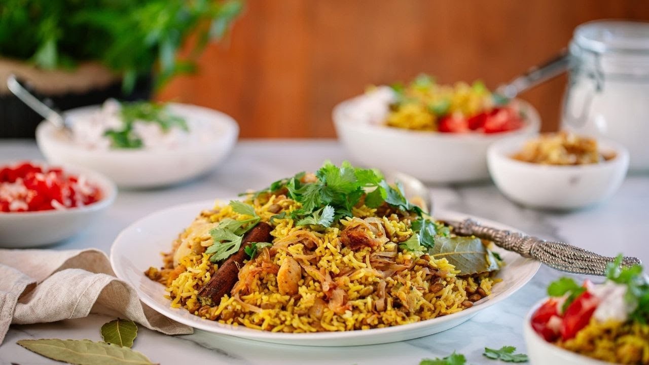 Instant Pot Chicken Biryani in 8L Duo - ready in 15 mins!