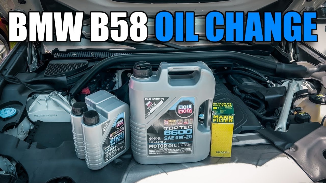 BMW B58 OIL CHANGE (0n a 2018 BMW X3 M40i) *the unprofessional way*