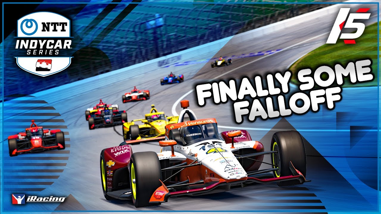 IndyCar Oval Fixed — Канзас — геймплей iRacing