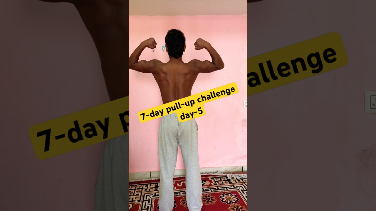 7-Day 100 Pull-Up Challenge /Day-5😤 | back change🔥 