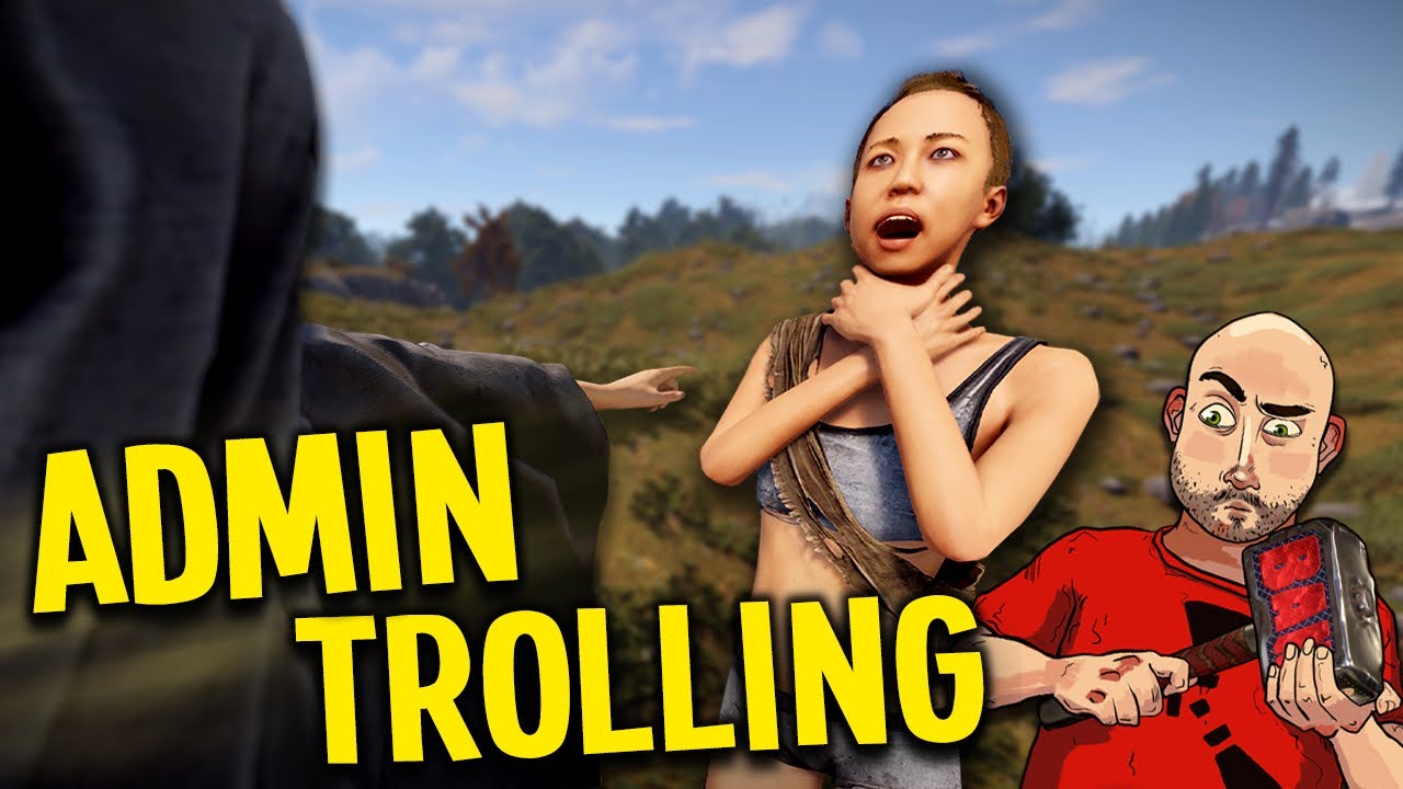 Trolling with a GIRL GAMER | RUST ADMIN TROLLING