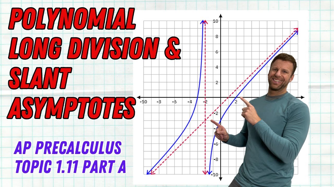 Slant Asymptotes and Long Division [AP Precalculus Topic 1.11]