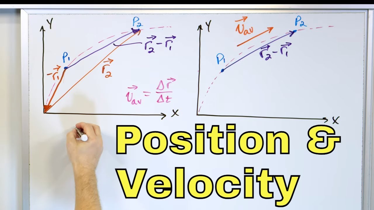 2-D Vector Position & Velocity in Physics (Projectile Motion) - [1-4-1]
