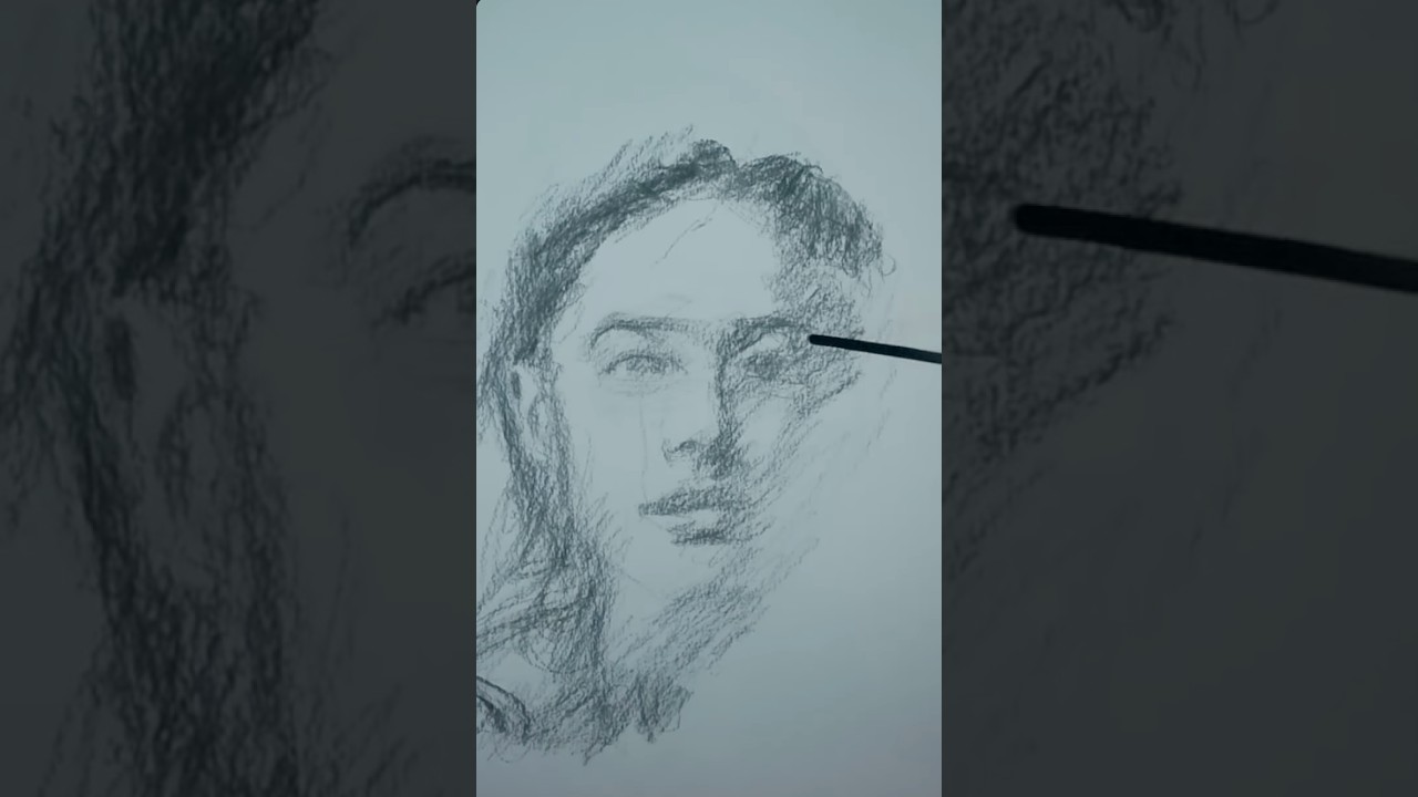Portrait au clair-obscur ✏️ | Démo rapide en direct