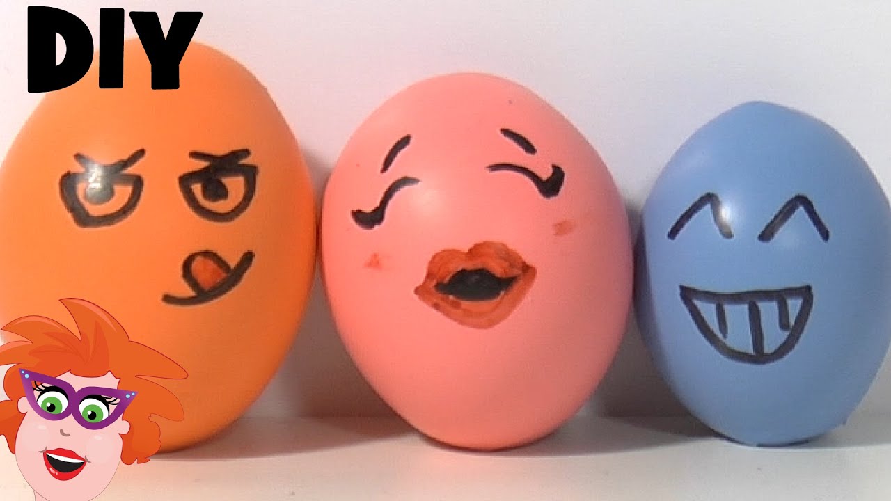 DIY - zelf Stressballen maken van ballon en play-doh - English subtitles - stressbal maken