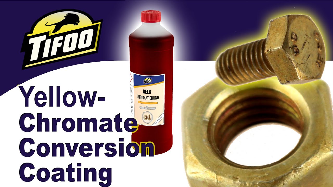 Yellow chromatation yellow passivation by Tifoo - easy chromate conversion coating of zinc