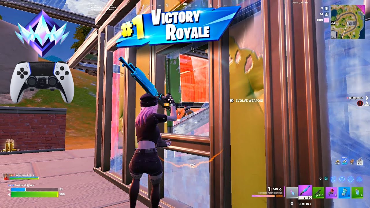 Fortnite Unreal Ranked Reload | PS5 Controller Gameplay