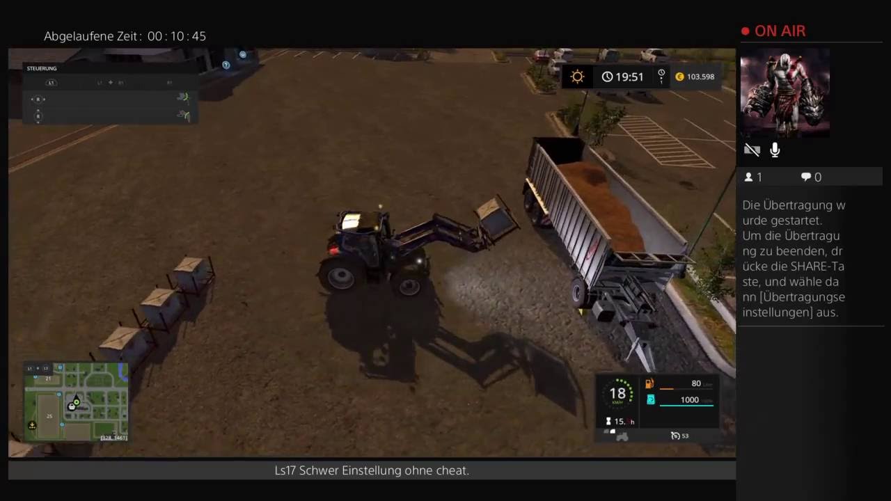 PS4-ls17 Schweine futter aufladen