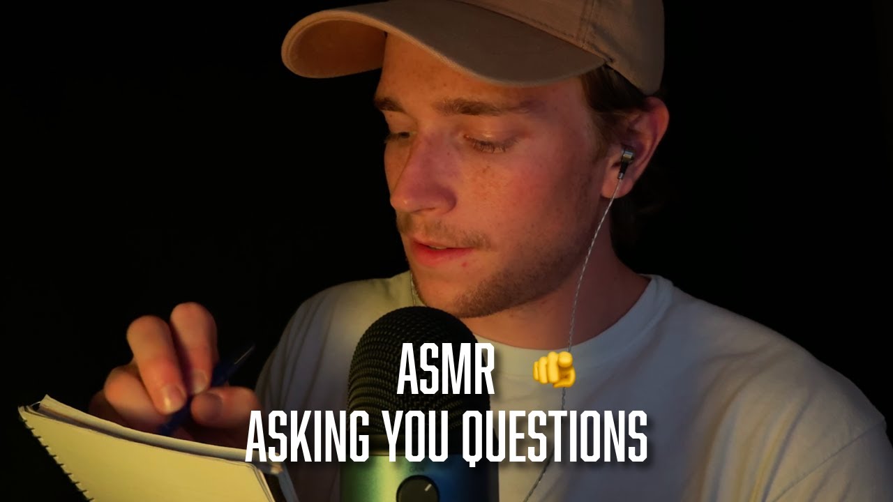 ASMR Задаю вопросы о тебе! 🫵 (тихая речь)