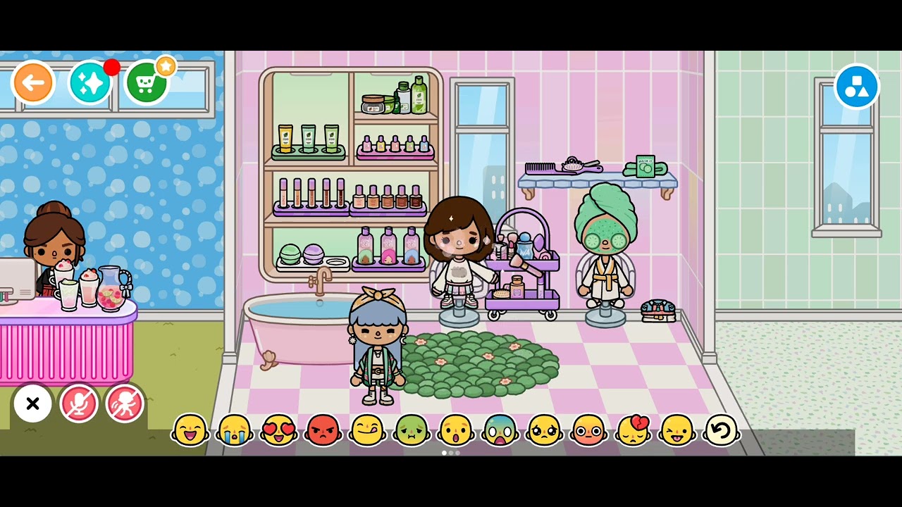 Aniela i Marcelina w salonie piękności 😻🌷🌺💐