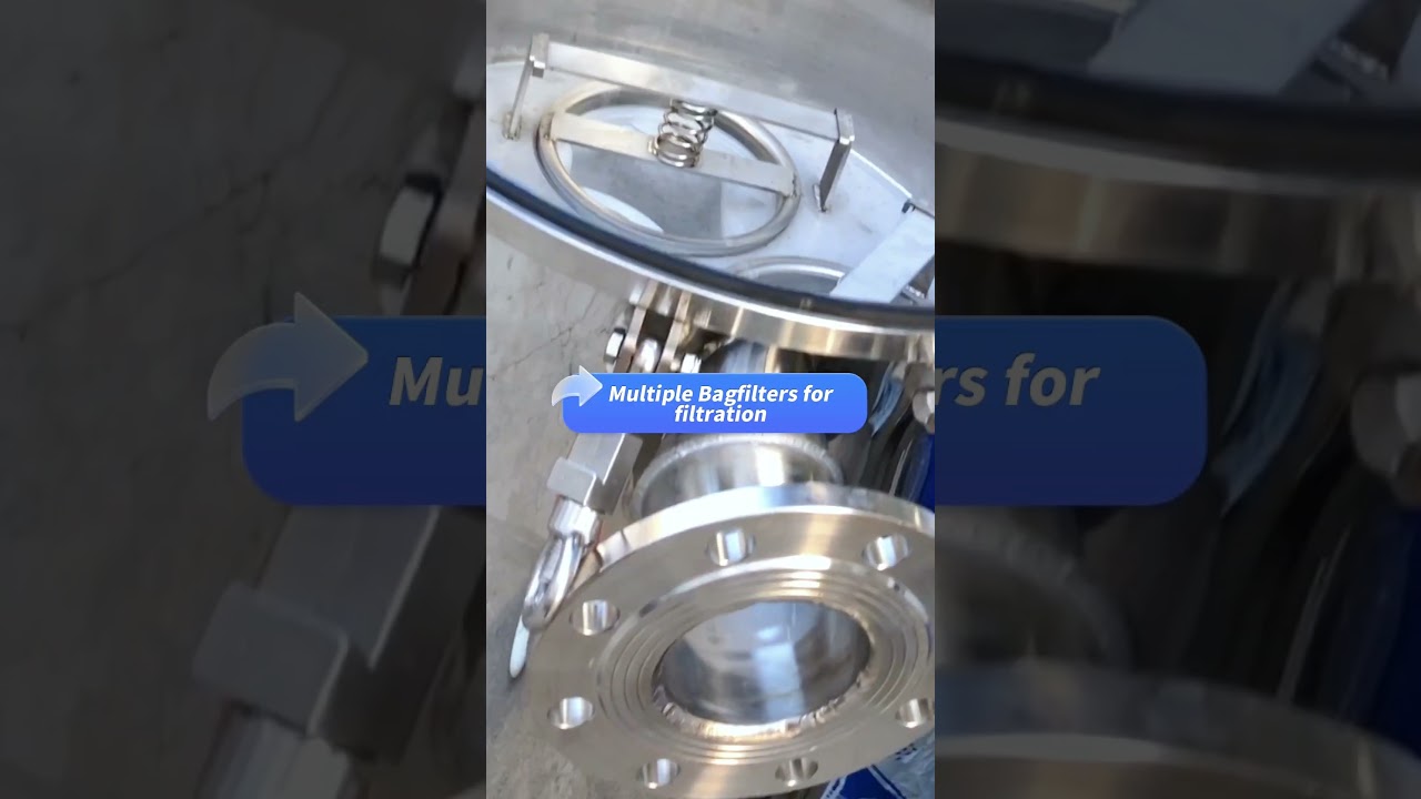 Bagfilter mainly used for liquid filtration, separation.