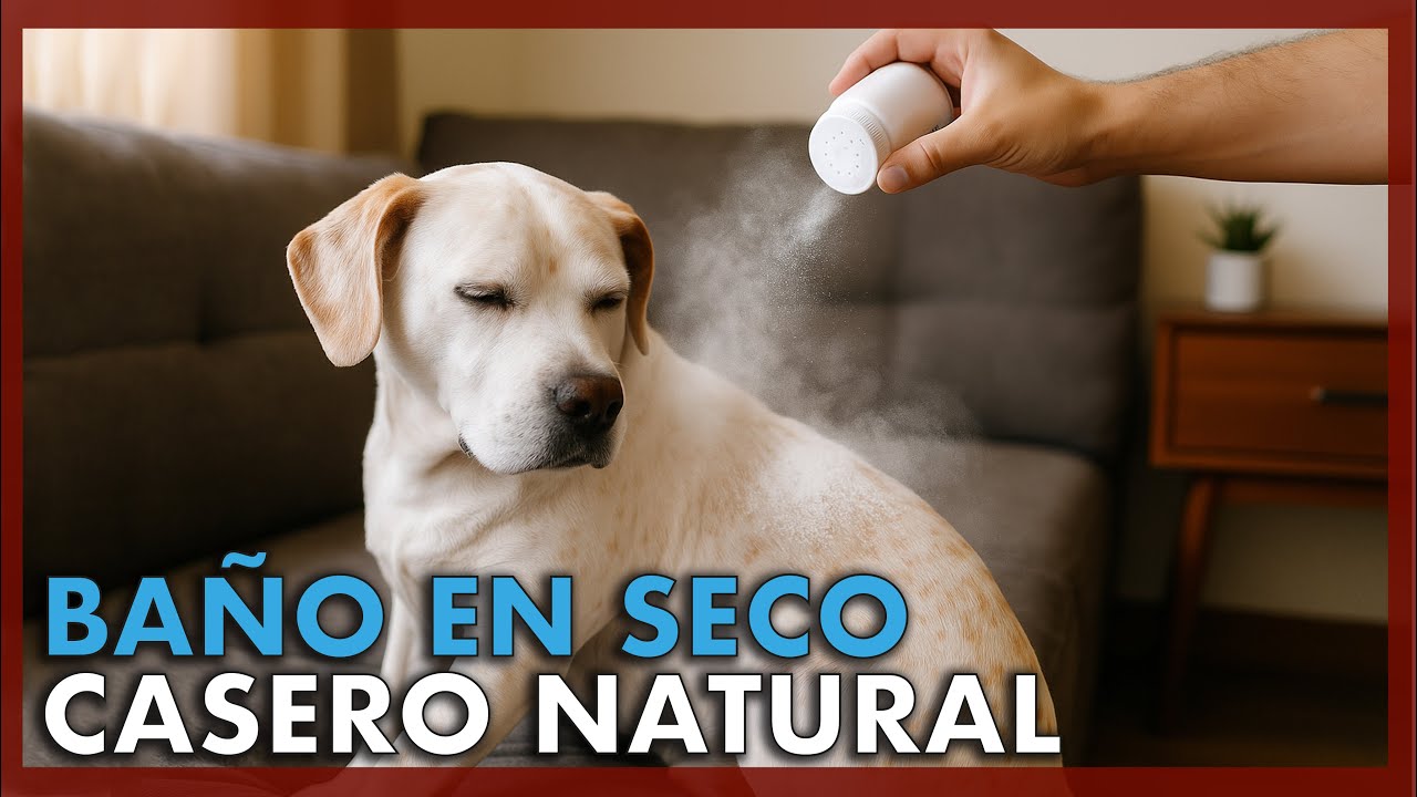 Haz este baño en seco casero para tu perro (ideal para días fríos o lluviosos) 🐶🧼
