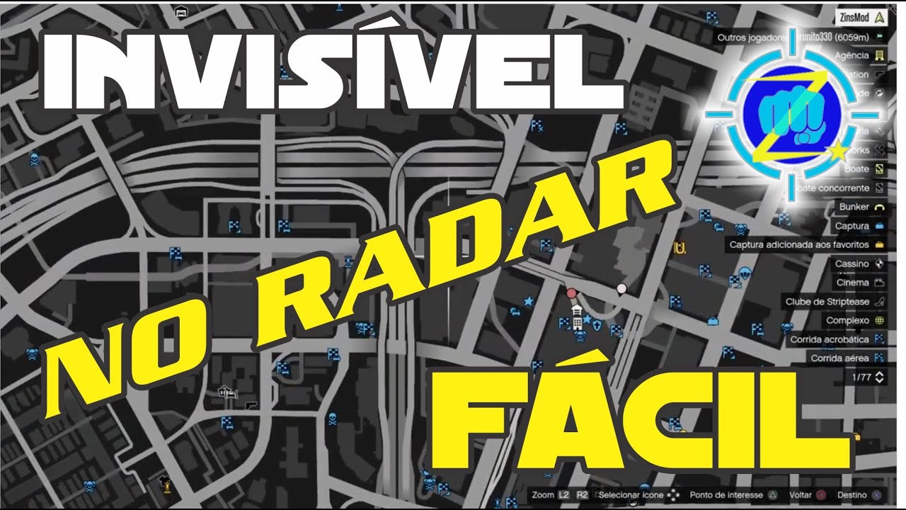🔥🔥 APRENDA A FICAR INVISÍVEL NO RADAR  🔥 FÁCIL E RÁPIDO 🔥 GTAONLINE  🔥🔥 APROVEITE