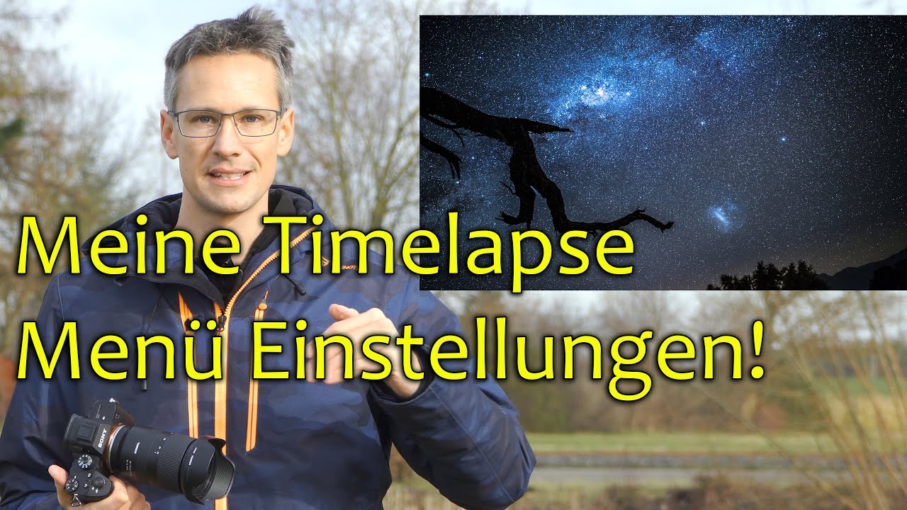 Alle Kamera Menü Einstellungen 📸⭐️ für Sternen Timelapse | Milchstraße