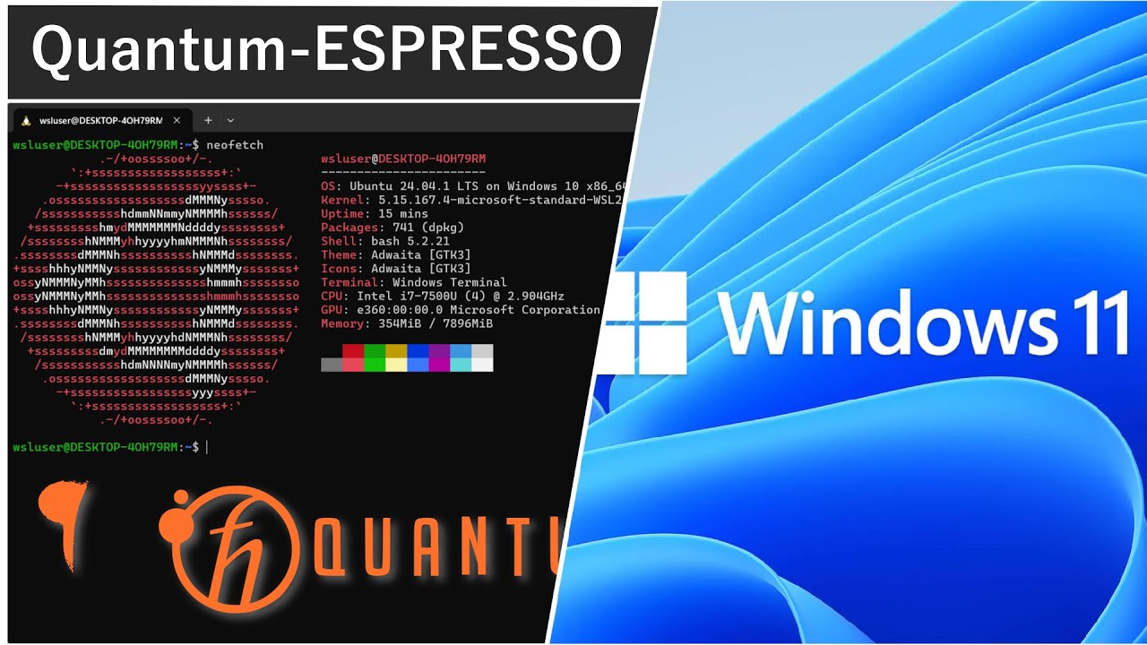 Quantum ESPRESSO 7.4 on Windows 11 (WSL2) | Step-by-Step Installation + Parallel Setup