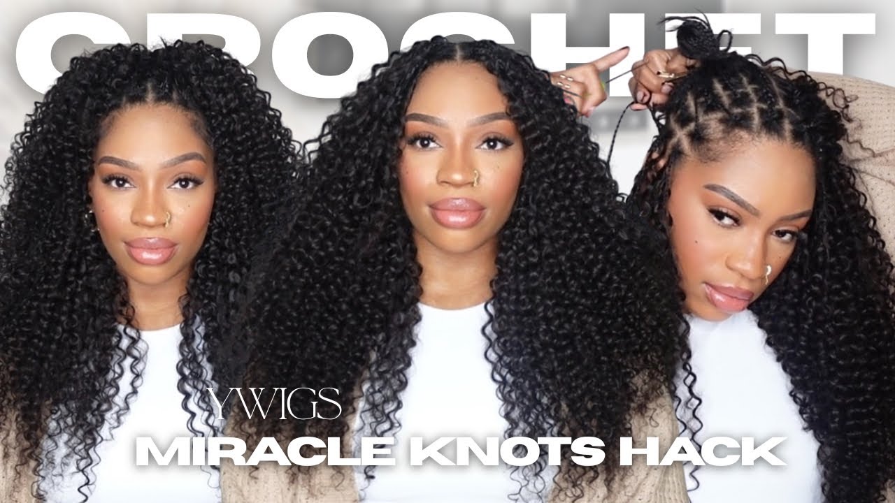 Лайфхак от Miracle Knots ✨ Волнистая укладка крючком из натуральных волос с использованием YWigs