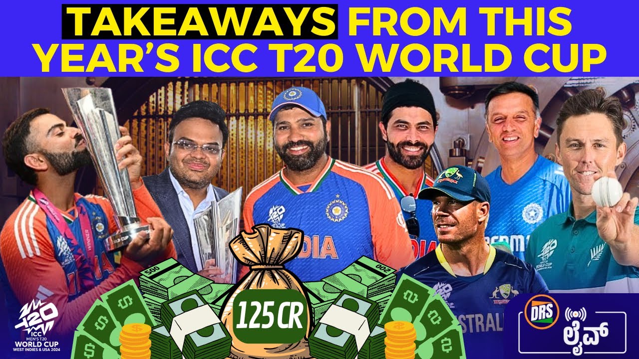 Takeaways from this year's ICC T20 WorldCup 2024 | DRS Live🔴