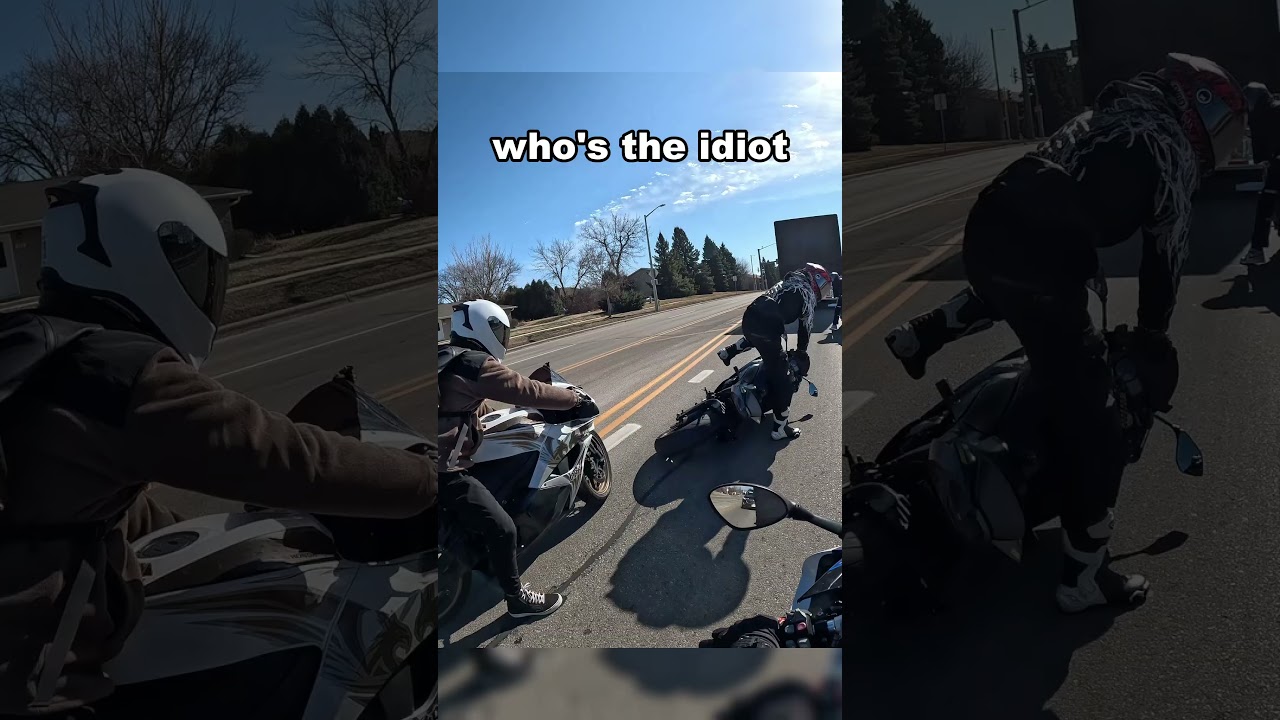 who is the idiot in this interaction  #motorcycle #automobile #bmwmmotorsport #crash #biker #zx6r