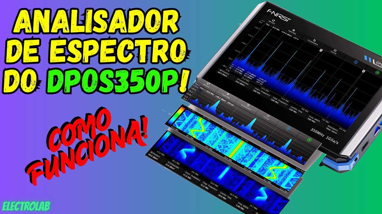 🔥Final Incrível! O Que o Analisador de Espectro do DPOS350P é Capaz de Fazer?