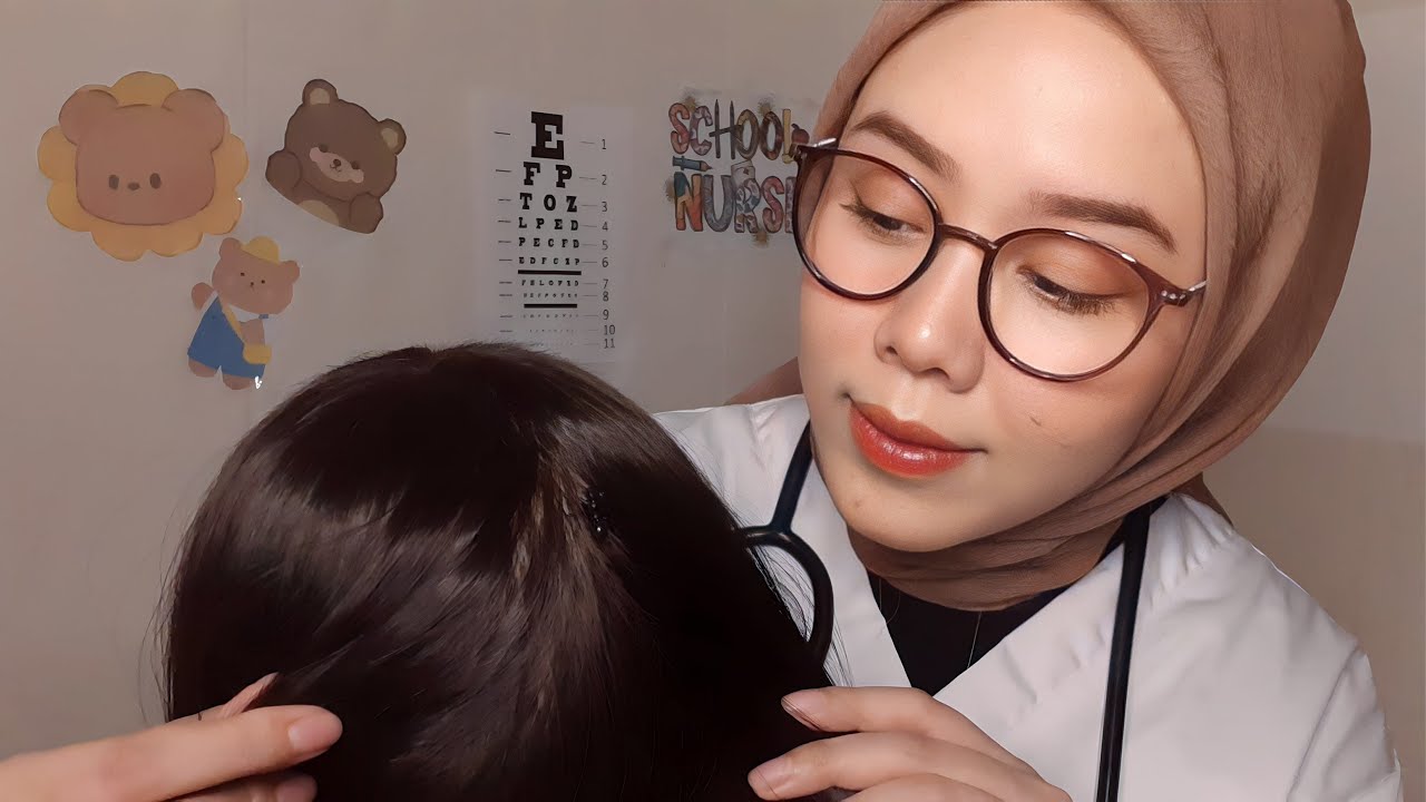ASMR School Nurse Lice Check & Scalp Treatment pt. 3 | You’re Infested….. Again 😵‍💫