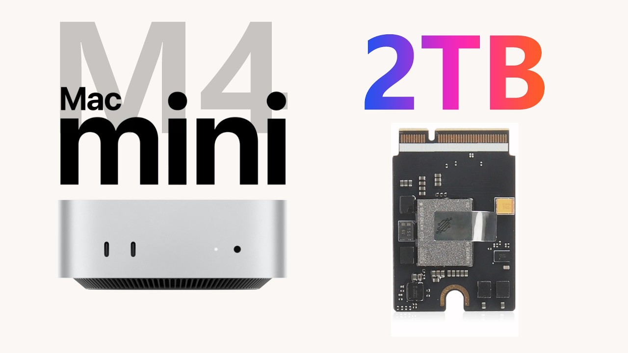 M4 Mac Mini Upgrade SSD | 256GB To 2TB