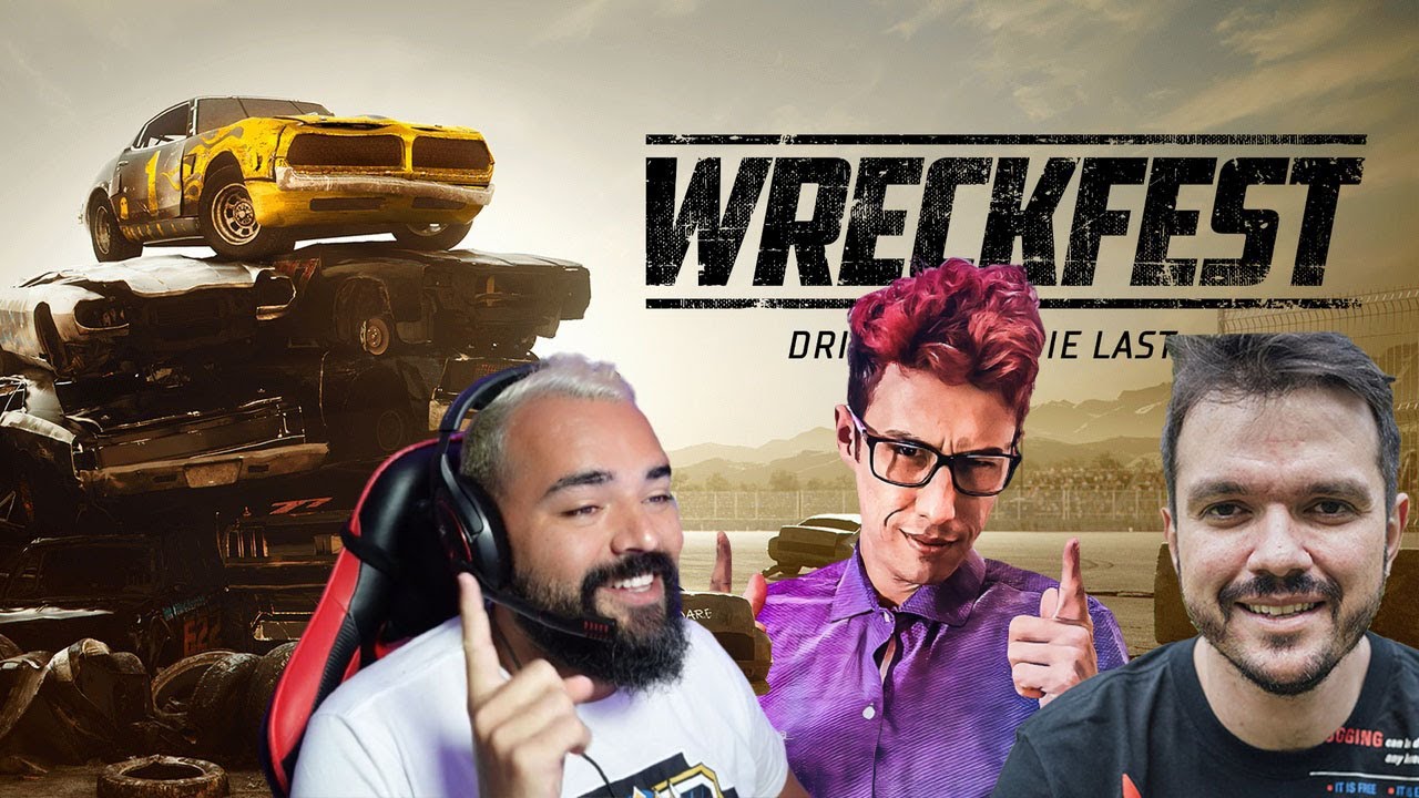 BT Gaules e Lindinho no Wreckfest