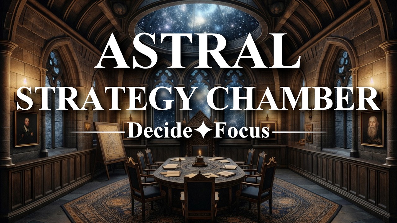 Astral Strategy Chamber ✦ Magical Ambient Music for Decision-Making & Deep Focus (3 Hours)