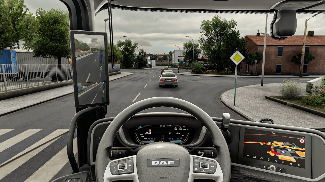 4K Realistic Ultra Graphic DAF XD |Euro Truck Simulator 2 1.56 Snowymoon Mod Gameplay 2025