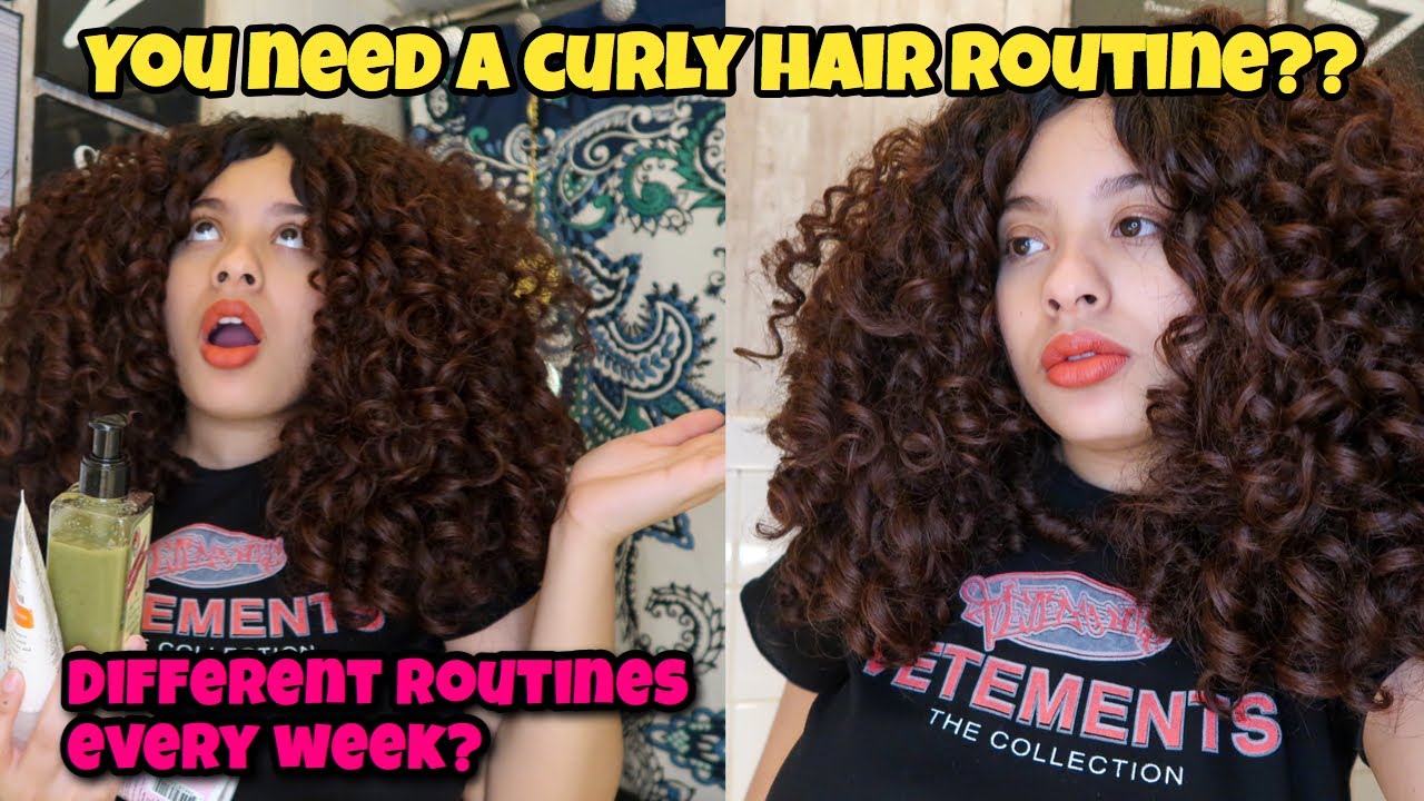 HOW TO CREATE A CURLY HAIR ROUTINE 2c/3a/3b curls | A month of my routines |  Favorites+ Tips