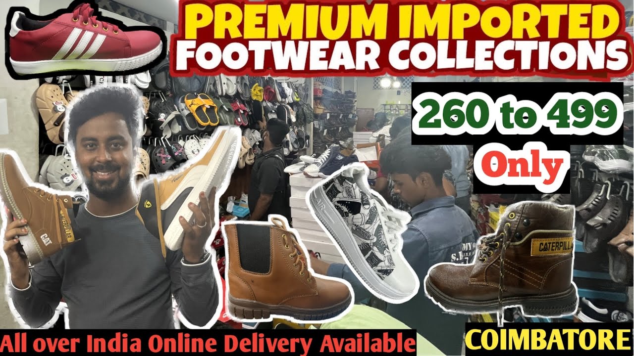 Imported Shoes வெறும் ₹260 முதல் | Imported Shoes In Coimbatore | Cheapest Shoe Shop In Coimbatore