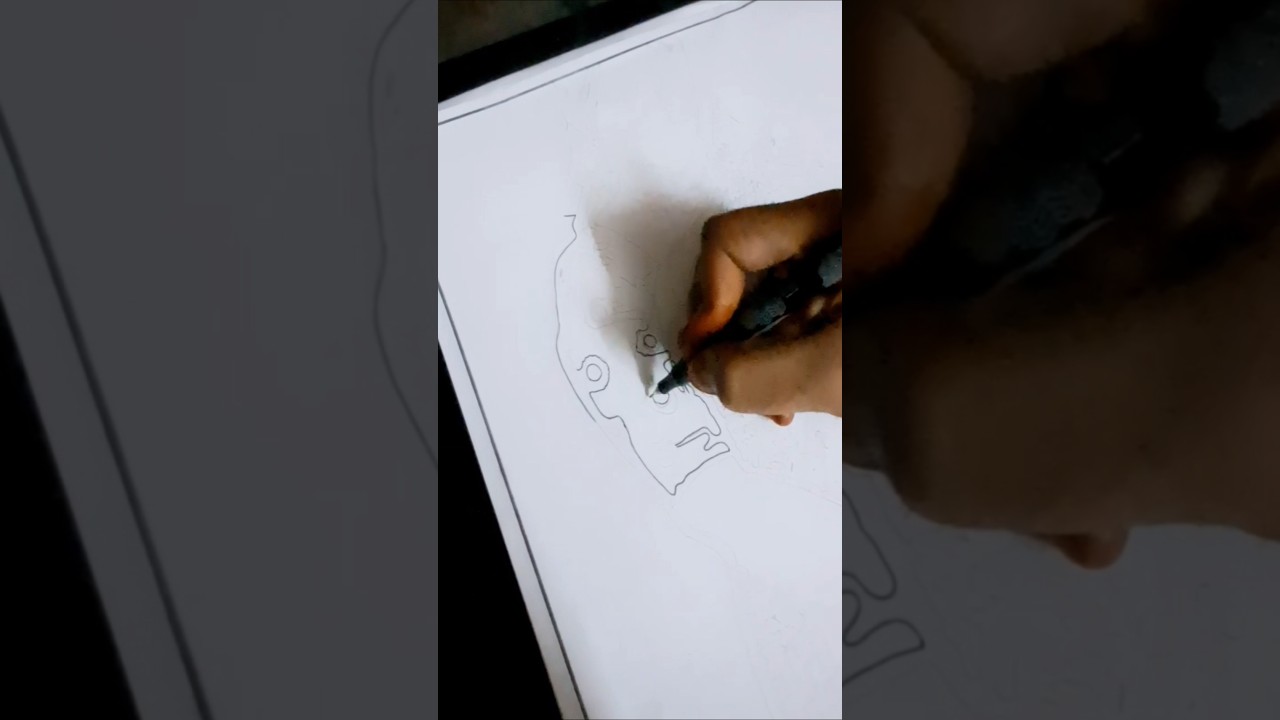 Chef cheruba stencil Drawing