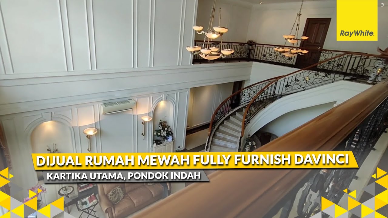 MEWAH ABISSS RUMAH DIJUAL FULLY FURNISH DAVINICI, PONDOK INDAH, JAKARTA SELATAN