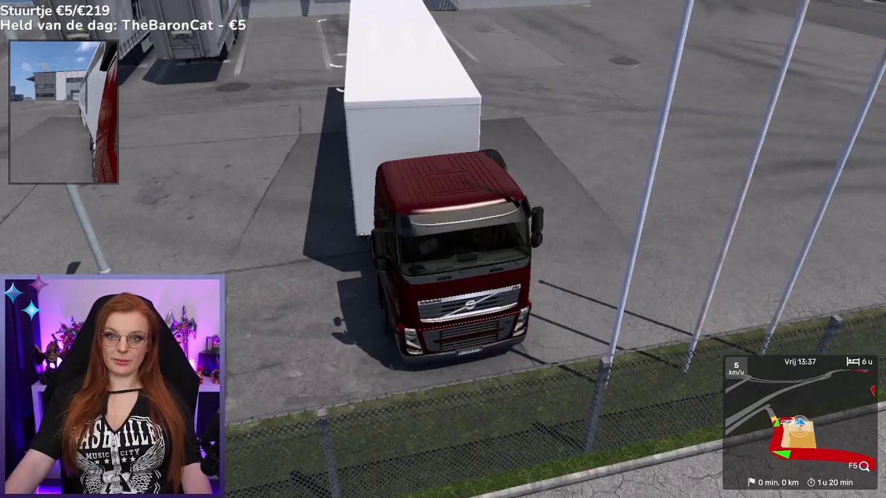 Tweede keer Euro Truck Simulator!!