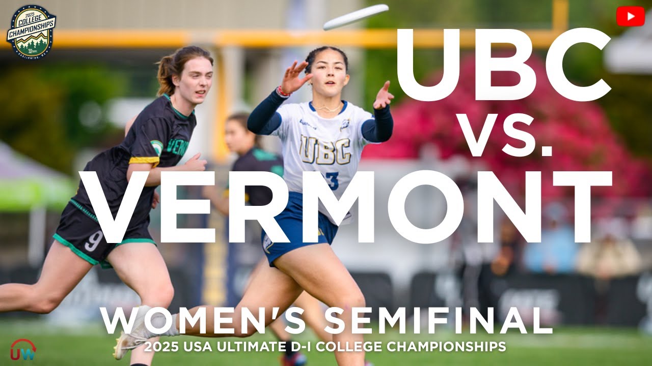 British Columbia vs. Vermont | 2025 D-I College Women's Semifinal