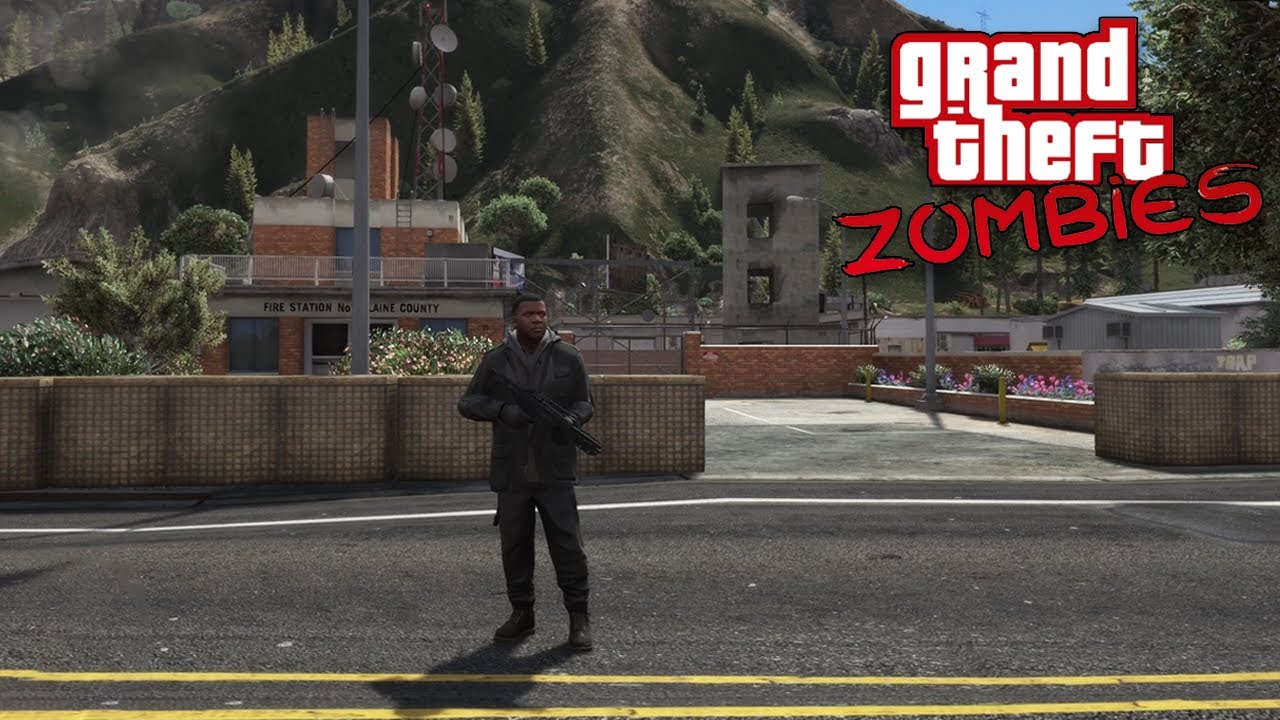 Turning A Fire Station Into A Base (GTA 5 Zombie Apocalypse) - ep7