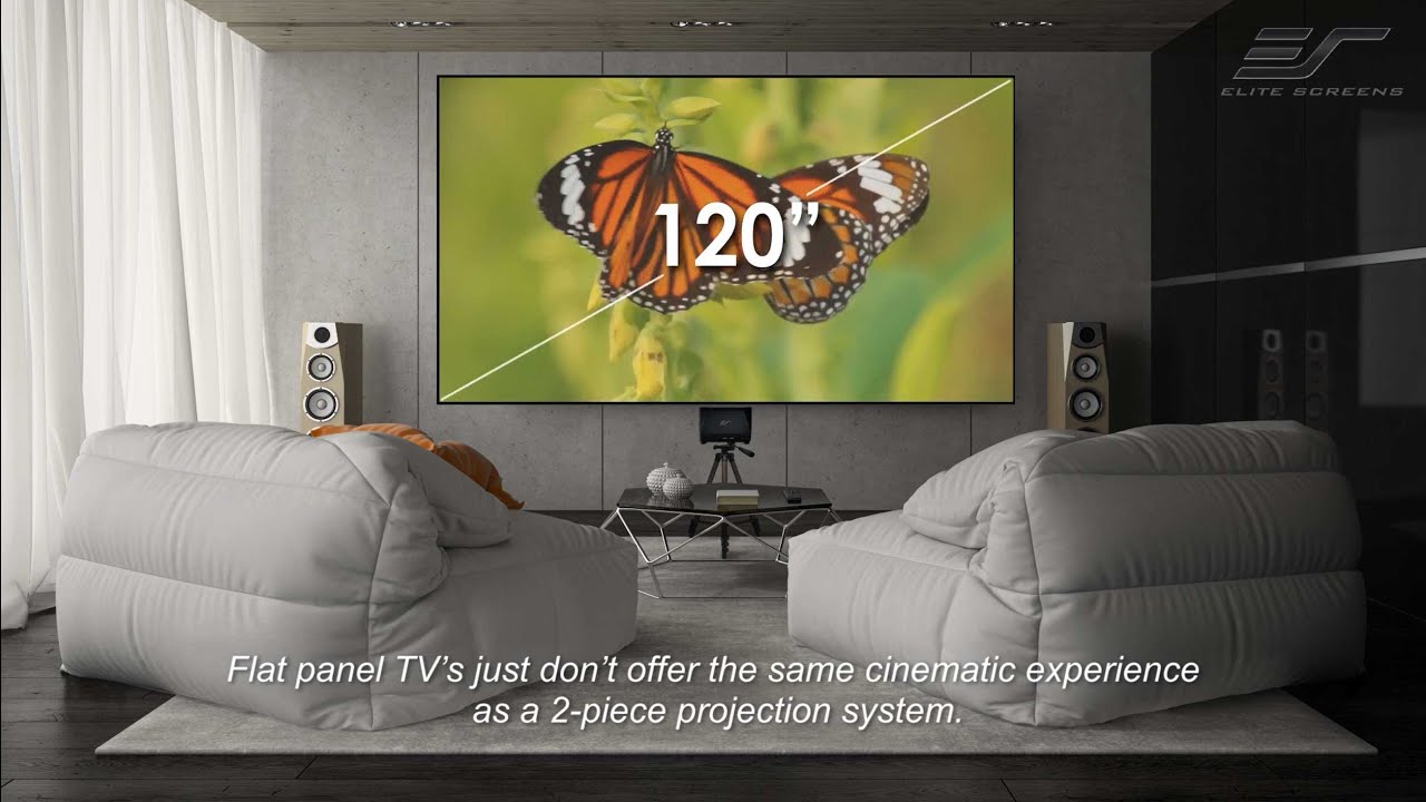 ✌ What are the benefits of using a Ceiling Ambient Light Rejecting UST material vs. a Flat Panel TV