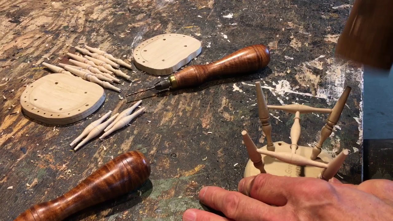 Miniature Windsor Chairs - Richard Grell Woodworking Workshop