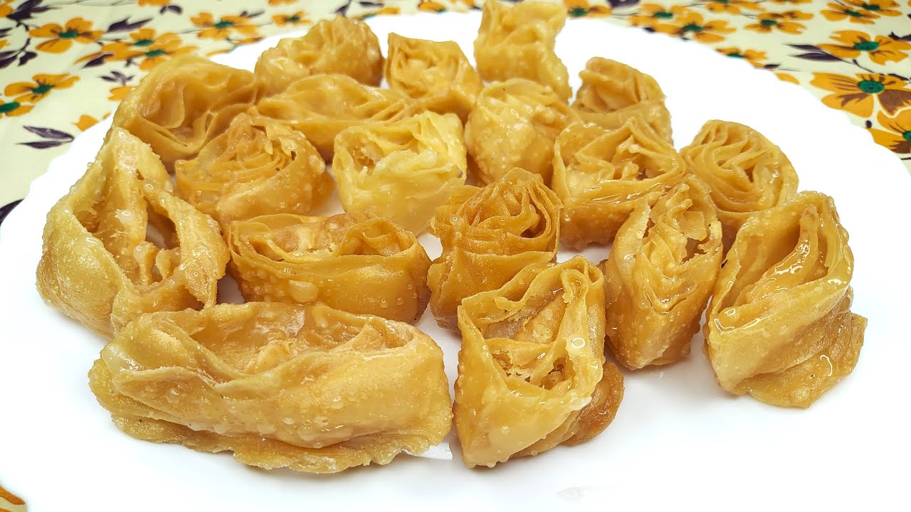 Khaja / Khajuli (खाजा/खजुली) - A Famous Sweet from Uttar Pradesh - Easy and Simple Step-Step Recipe