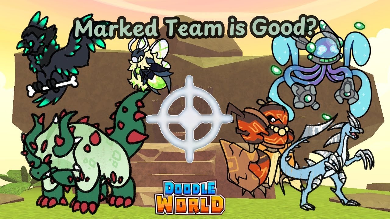 Marked Team is Pretty Fun!【Doodle World PvP】