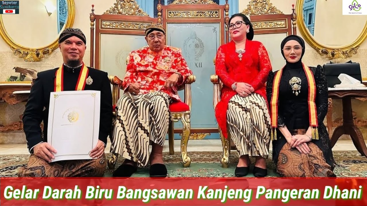 Ahmad Dhani Malam2 Datangi Keraton Surakarta, Dapat Gelar Bangsawan Kanjeng Pangeran Sastroatmodjo