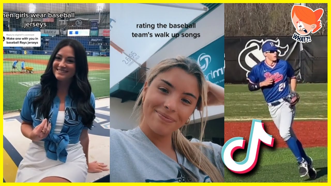 Baseball Tiktok compilation - Baseball girl fans #02
