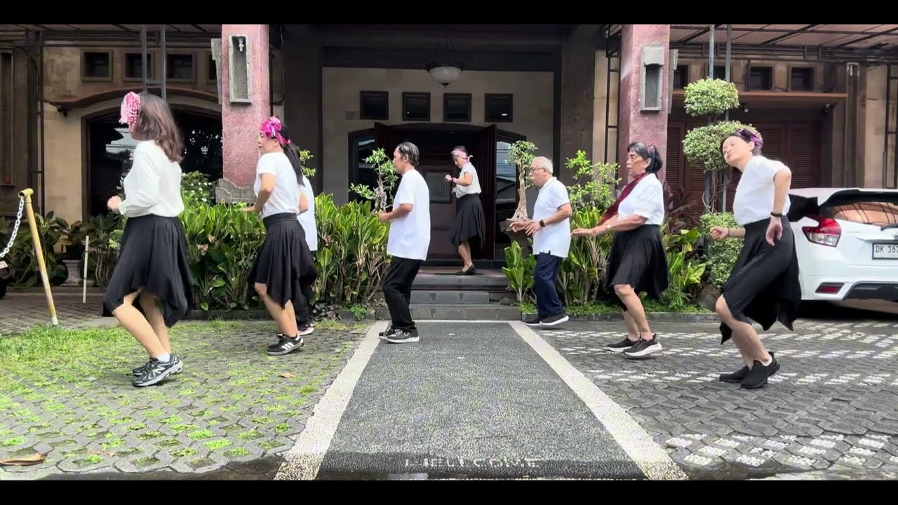 Bumble Bee Line Dance beginner #bumblebee #linedancebeginner #linedance #bali 